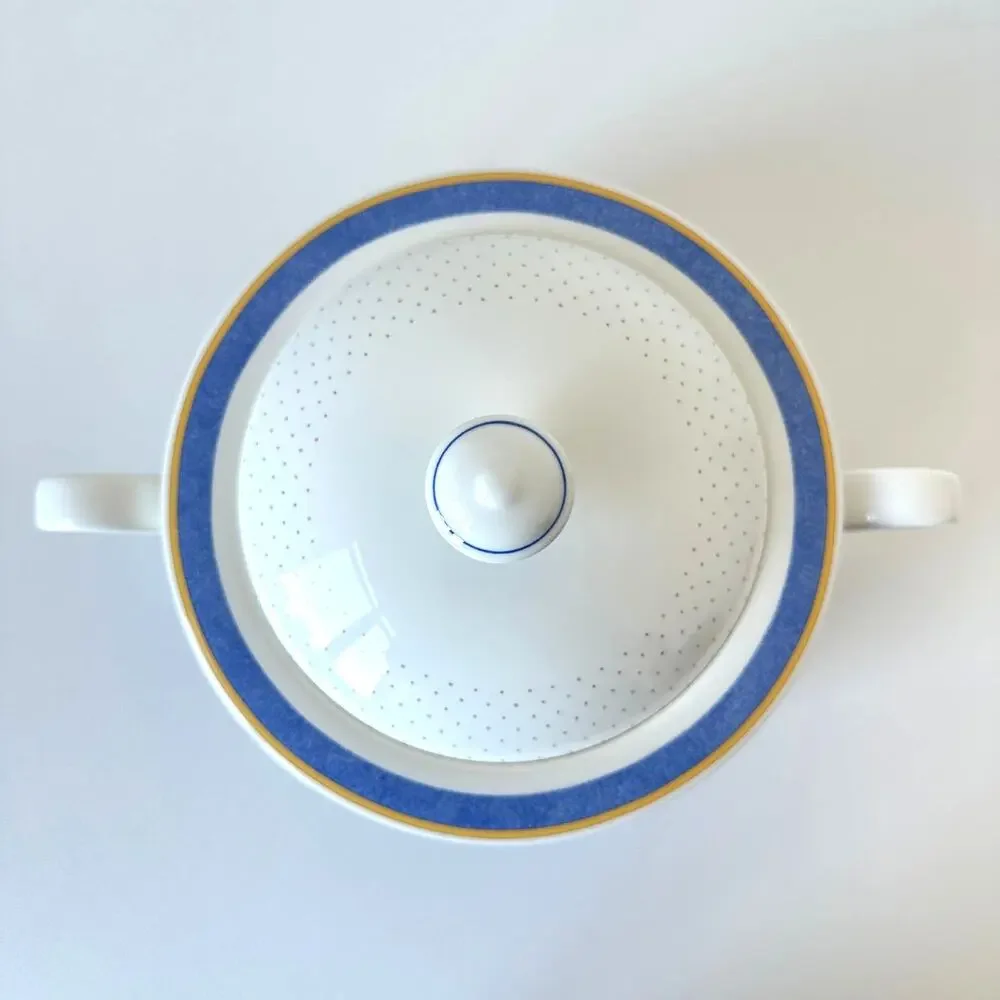 Vintage Villeroy & Boch Julie 2.5 Qt Round Covered Casserole Tureen w Lid